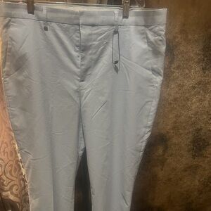 Express Light Blue Slim Fit Pants for Men